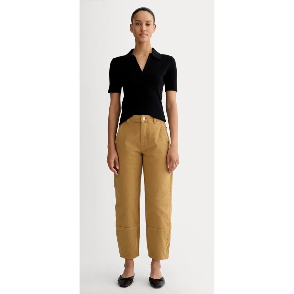 Everlane The Utility Barrel Pant in Oak Brown Women's Size 4